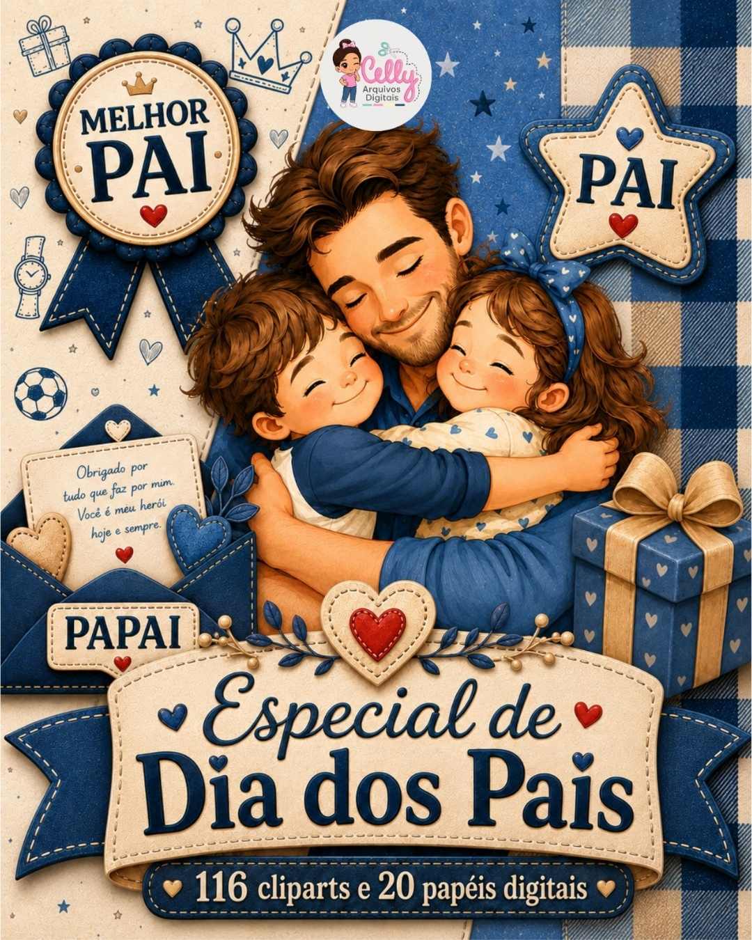 Kit Digital | Dia dos Pais (+116 PNGs Exclusivos)